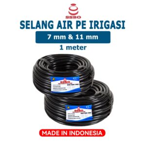 Selang Irigasi Sprayer Ferigasi Tetes Air Hidroponik Permeter / Selang Pe 11 - 7 Mm Permeter Murah Cod